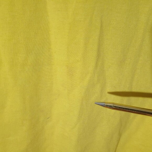 Vintage 90s "I've Got the Spirit" Yellow Large T-Shirt Single Stitch Made in USA - Picture 7 of 8